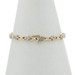 Yellow Gold Diamond Link Bracelet 6 3/4" - 10k Round Brilliant .32ctw