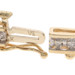 Yellow Gold Diamond Link Bracelet 6 3/4" - 14k Single Cut .66ctw