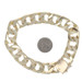 Yellow Gold Cuban Curb Chain Men's Bracelet 8 1/2" - 14k