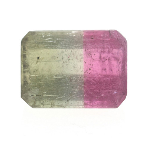 Loose Watermelon Tourmaline - Emerald Cut 2.96ct Solitaire