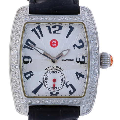 Michele Mini Urban Diamond Ladies Wristwatch 71-2701 Stainless