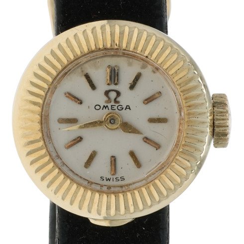 Omega Retro Ladies Watch - Yellow Gold 14k Manual - Wilson