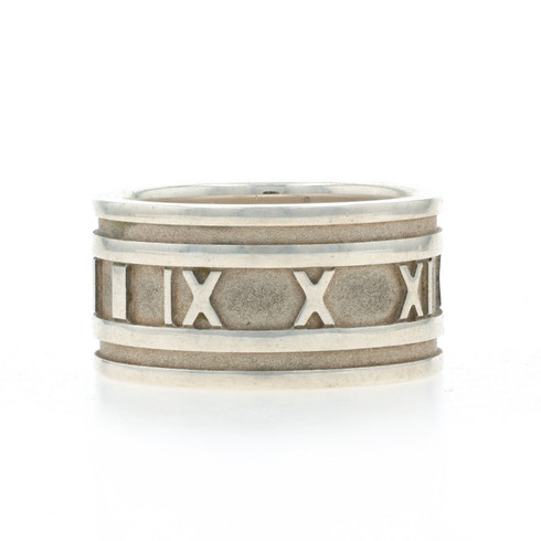 Tiffany & Co. Atlas Statement Band - Sterling Silver 925 Ring