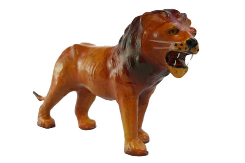 Camel Standing 30"  Handcrafted Lifelike Leather Sculpture for Home or Office Decor