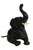 Baby Elephant (18") Handcrafted Lifelike Leather Sculpture for Home or Office Decor