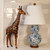 Standing Giraffe Handmade Leather Large Statue for Home Decor