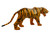 Tiger (24") Handcrafted Lifelike Leather Sculpture for Home or Office Decor