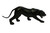 Black Panther (15") Handcrafted Lifelike Leather Sculpture for Home or Office Decor