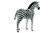 Zebra 36" Handcrafted Lifelike Leather Sculpture for Home or Office Decor