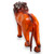 Large Lion 36" Handcrafted Lifelike Leather Sculpture for Home or Office Decor