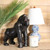 Gorilla Handcrafted Lifelike Leather Sculpture for Home or Office Decor
