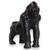 Gorilla 30" Handcrafted Lifelike Leather Sculpture for Home or Office Decor
