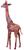 5-Foot Eclectic Bip Giraffe 60" Tall Purple Handmade Statue Patchwork Indian Fabrics Boho Hindi Style Large Decorative Figurine for Home Decor Hindu Wedding Gi