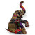 Black Bip Boho Patchwork Collection Handmade Decorative Home Decor Statue Large Figurine Unique Bohemian Eclectic Bright Fabric Indian Textile Recycled