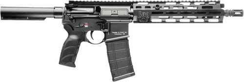 HK 81001051 MR556 A4 5.56x45mm 10+1 11" Black Threaded Barrel, M-LOK Handguard, Black Picatinny Rail Receiver, Black Synthetic 6 Position Stock, Black Polymer Grip, Ambidextrous