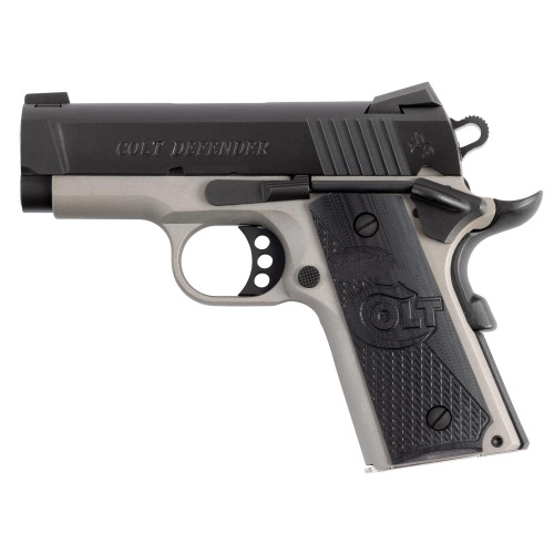 Colt's Manufacturing Two-Tone 3" - 45 ACP - Silver, Black (O7000XE-TT)