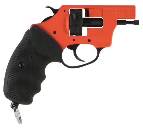 Charter Arms 82090 Pro 209  209 Primers, 6rd Orange Cerakote Aluminum Frame, Black Rubber Grips