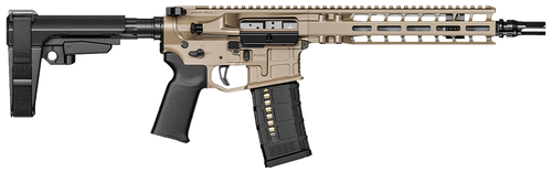 Radian Weapons R0514 Model 1 Pistol 223 Wylde 30+1 10.50", FDE Billet Rec/M-Lok Handguard, Smooth Buffer Tube (No Brace), Magpul Grip, Ambi Controls, Dead Air QD Flash Hider, Adj. Trigger
