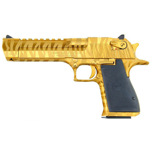 Magnum Research Desert Eagle 6" - 44 Magnum - Gold, Tiger Stripe (DE44TG-TS)
