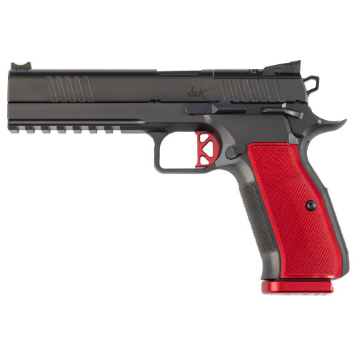 Dan Wesson DWX 4.95" - 9MM - Black, Red (92003)