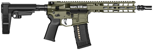 Radian Weapons R0505 Model 1 Pistol 300 Blackout 30+1 9", OD Green Billet Rec/M-Lok Handguard, Smooth Buffer Tube (No Brace), Magpul Grip, Ambi Controls, Dead Air QD Flash Hider, Adj. Trigger