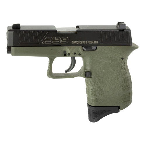 Diamondback Firearms DB9 3" - 9MM - Olive Drab Green, Black (DB0200P101)