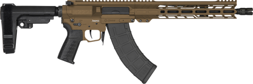 CMMG 76AB60AMB Banshee MK47 7.62x39mm 30+1 12.50" Black Nitride Medium Taper Threaded Barrel, EML 11" M-LOK Handguards, Midnight Bronze Cerakote Aluminum Picatinny Rail Receiver, CMMG Zeroed Grips