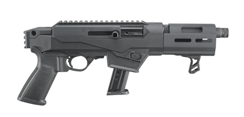 Ruger 29100 PC Charger  9mm Luger 6.50" Threaded Barrel 17+1, Black Hard Coat Anodized Finish, Glass-Filled Polymer Chassis, Takedown Stock, 7075-T6 Aluminum Picatinny Rail, Optics Ready