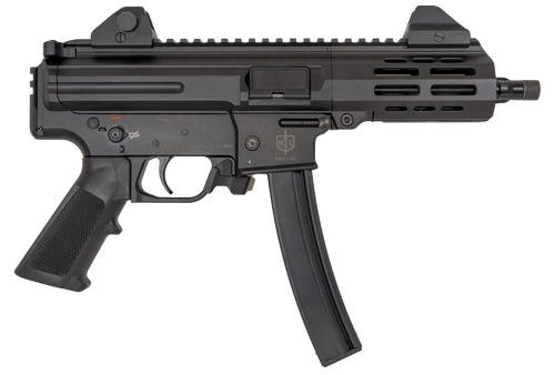 MAC 12755001 IX  9mm Luger 30+1 6.50" Threaded Barrel, Picatinny Rail Receiver & Rear, Black Polymer Grip