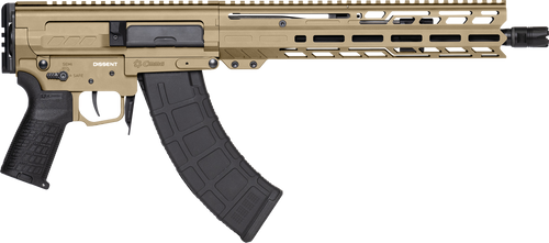 CMMG 86A8E0BCT Dissent MK47 7.62x39mm 30+1 12.50" Black Nitride Threaded Barrel, M-LOK Handguards, Coyote Tan Cerakote Aluminum Picatinny Rail Receiver