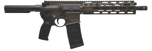 HK 81001201 MR556 A4 5.56x45mm 30+1 11" Black Threaded Barrel, M-LOK Handguard, Patriot Brown Picatinny Rail Receiver, Black Synthetic 6 Position Stock, Black Polymer Grip, Ambidextrous