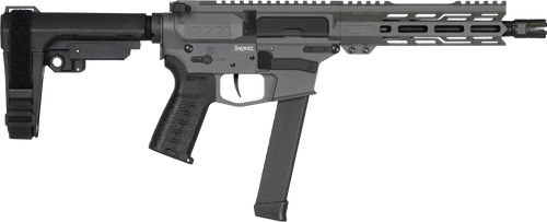 CMMG 99A3B0FTNG Banshee MKGS 9mm Luger 33+1 8" Black Nitride Medium Taper Threaded Barrel, EML 7" M-LOK Handguards, Tungsten Cerakote Aluminum Picatinny Rail Receiver, CMMG Zeroed Grips