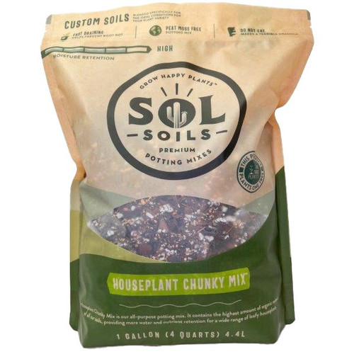 Sol Soils Houseplant Chuncky Mix 1 Gal
