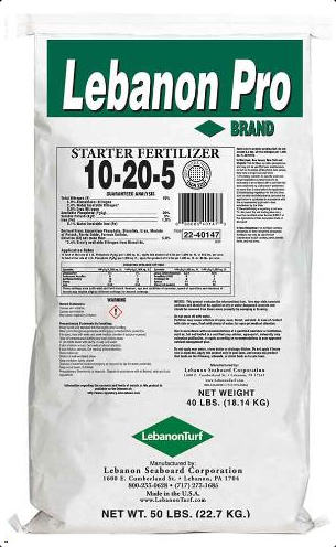 Lebanon Pro 10-20-5 BIO 1% Fe MOP Starter 40LB