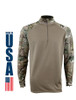 Multicam OCP Performance Defense Base Layer Combat Shirt with Tan 499 Body by XGO (Non FR)