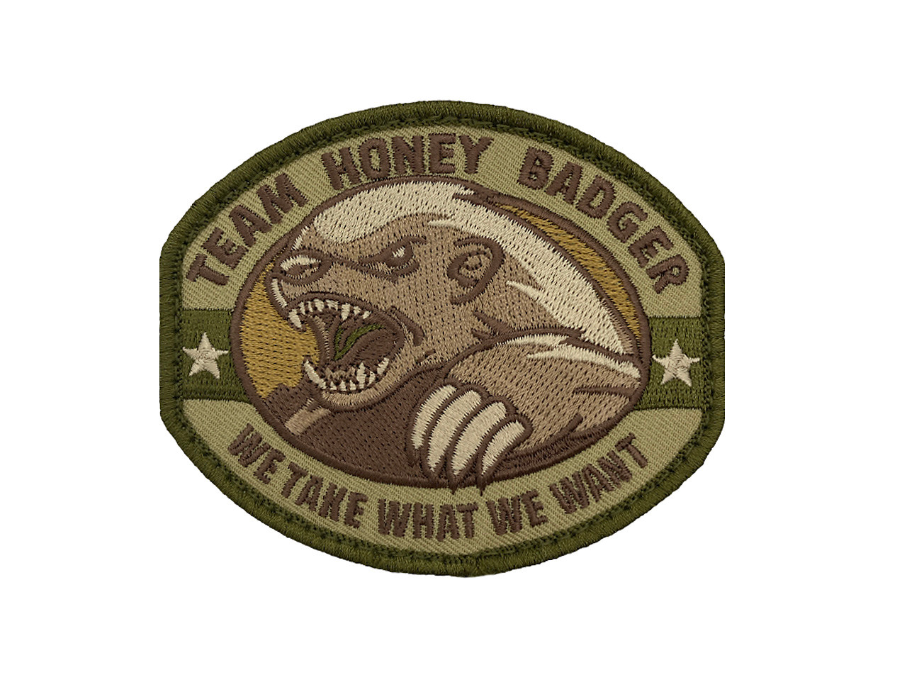 HONEY BADGER MORALE PATCH MULTICAM