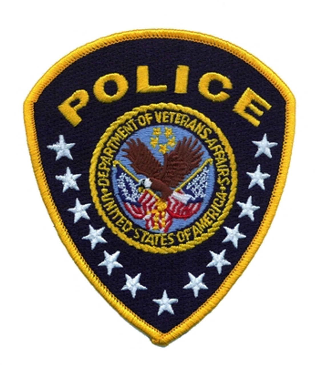 Blue/Gold VA Police Shoulder Patch