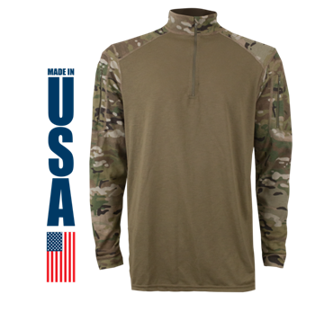 Multicam OCP US Made Flame Resistant Combat Shirt Long Sleeve Crew