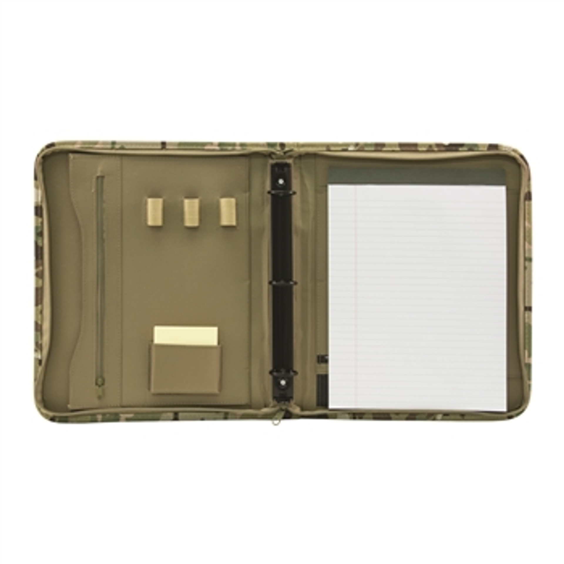 Multicam OCP Field Ready Zippered 3 Ring Binder And Padfolio