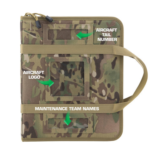 Multicam OCP Military Aircraft Forms Binder
