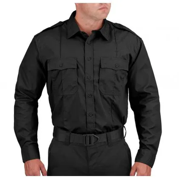 Propper® Men's Duty Shirt - Long Sleeve (Black)