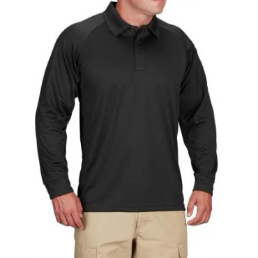 Propper® Men's Snag-Free Polo - Long Sleeve (Black)