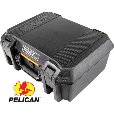 Pelican V300 Vault Pistol Case with Large Foam - Black