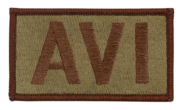 Multicam OCP AVI Patch with Hook Backing (Spice Brown Letters and Border)