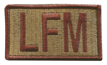 Multicam OCP LFM Patch with Hook Backing (Spice Brown Letters and Border)