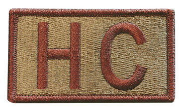 Multicam OCP HC Patch with Hook Backing (Spice Brown Letters and Border)
