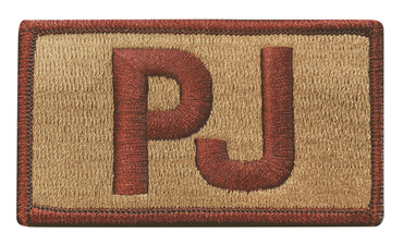 Multicam OCP PJ Patch with Hook Backing (Spice Brown Letters and Border)