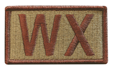 Multicam OCP WX Patch with Hook Backing (Spice Brown Letters and Border)
