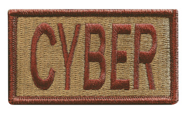 Multicam OCP CYBER Patch with Hook Backing (Spice Brown Letters and Border)