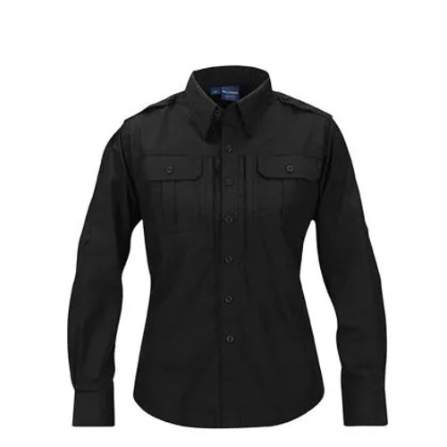 Propper® Women's Tactical Shirt – Long Sleeve (Black)